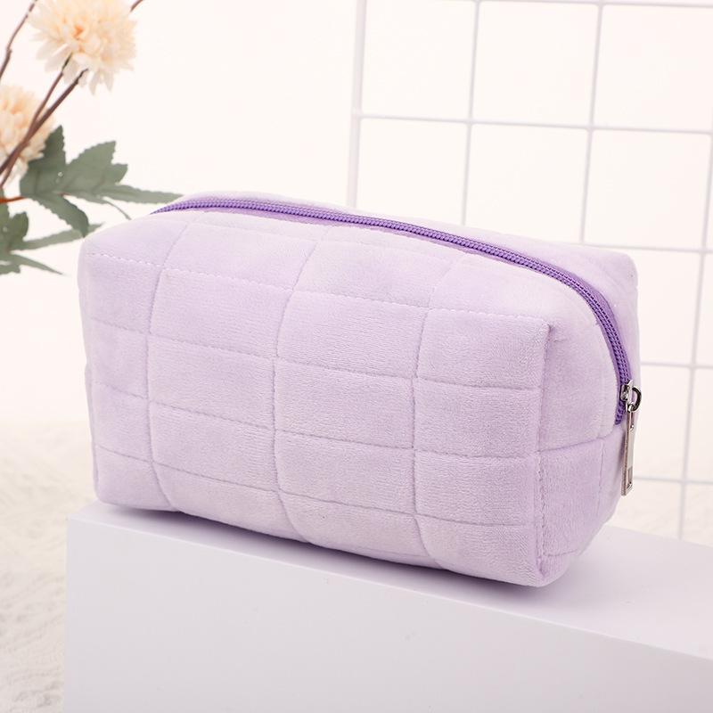 Cross-border Fashion Polyester Open Cosmetic Case Large-capacity Ultra-light Storage Portable High-value