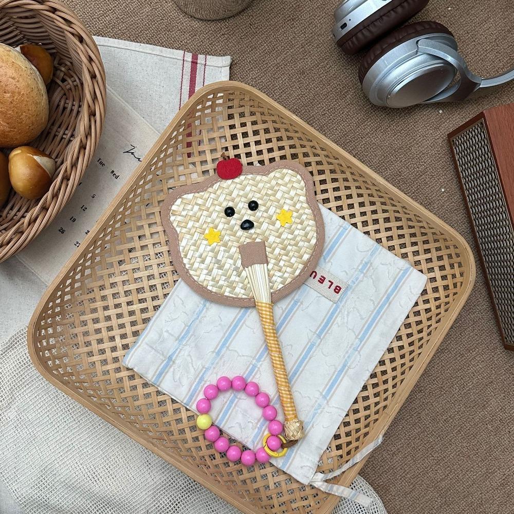 Hand-cranked Pu Fan Bamboo Craft Fan New Handheld Fan Home Decor