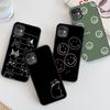 Мягкий силиконовый чехол для телефона с абстрактным котенком, черно-белым рисунком мелом для IPhone, Huawei P20 P30, Xiaomi Redmi, Samsung Galaxy A50 Vivo, Nokia, чехол