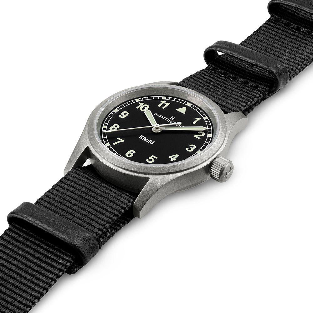 [Hamilton] Khaki Field Quartz 33mm Black Dial H69301430