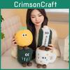 Plush Coffee Cup Toy Cartoon Pineapple Bun Doll Room Decoration Holiday Gift
