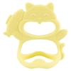 I&B Chewing Gum Adhesive Wrist Teether + Carrying Case, Teether + Case, Meow Milky Yellow, 1 Piece, Korean Baby Products
