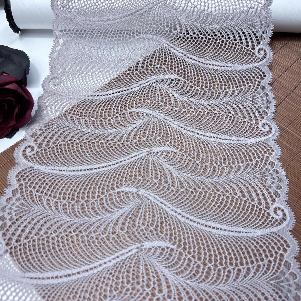 Эластичное кружево шириной 22 см, Ажурное кружево из эластана и спандекса для нижнего белья, бюстгальтеров, шитья и рукоделия