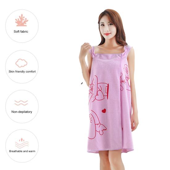 Yousheng Women Bath Towel Wrap Shower Towel Ultra-Soft Super Absorbent Quick-drying Friendly To Skin Shower Towel Wrap