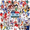 50 Наклеек на спортивный чемодан для регбистов, граффити-наклеек, декоративных наклеек на холодильник