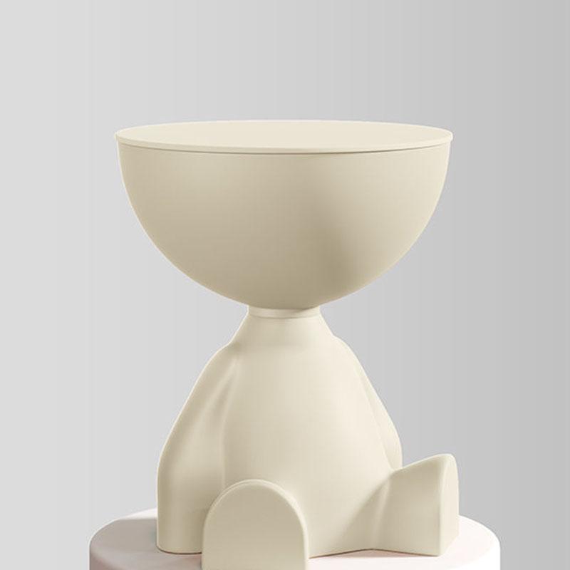 Легкий роскошный мультяшный диван-стол с краем, креативный журнальный столик с плоским изголовьем, небольшой бытовой пластиковый журнальный столик, мебель, приставной столик