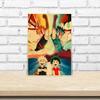 My Hero Academia Poster Retro Kraft Paper Anime Posters and Prints Art Painting Study Home Room Bar Decor Wall Sticker