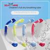 Детская трубка для сноркелинга с сухим дыханием и мундштуком из жидкого силикона