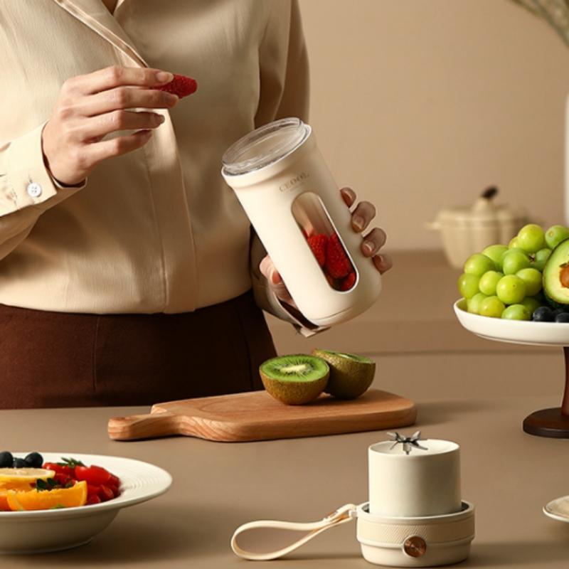 350ml Portable Blender 10 Blades Mini Electric Juicer Usb Charging Multifunction Fruit Mixers Smoothies Extractors Maker Machine