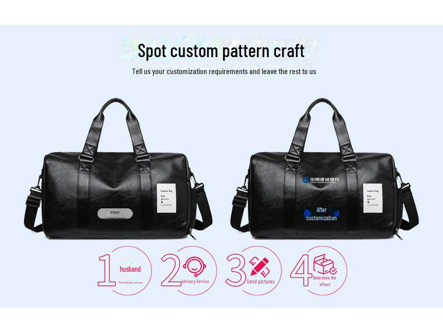 High-End Waterproof Travel Bag for Men & Women - Large-Capacity Fitness & Casual Shoulder Messenger Handbag