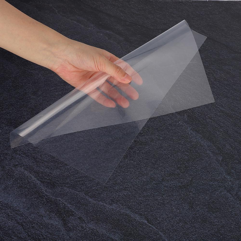 100 шт. переплетная пленка для обложки, канцелярские принадлежности, прозрачная, плоская, без царапин 