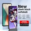 Чехол для телефона Honkai Star Rail Ashveil Для Redmi Note 14 13 12 11 Pro Plus S 5G 14C A3 Мягкий черный чехол для телефона