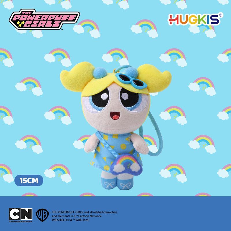 The Powerpuff Girls Blossom Bubbles Buttercup Outing Themed Plush Doll Pendant For Kids And Collectors