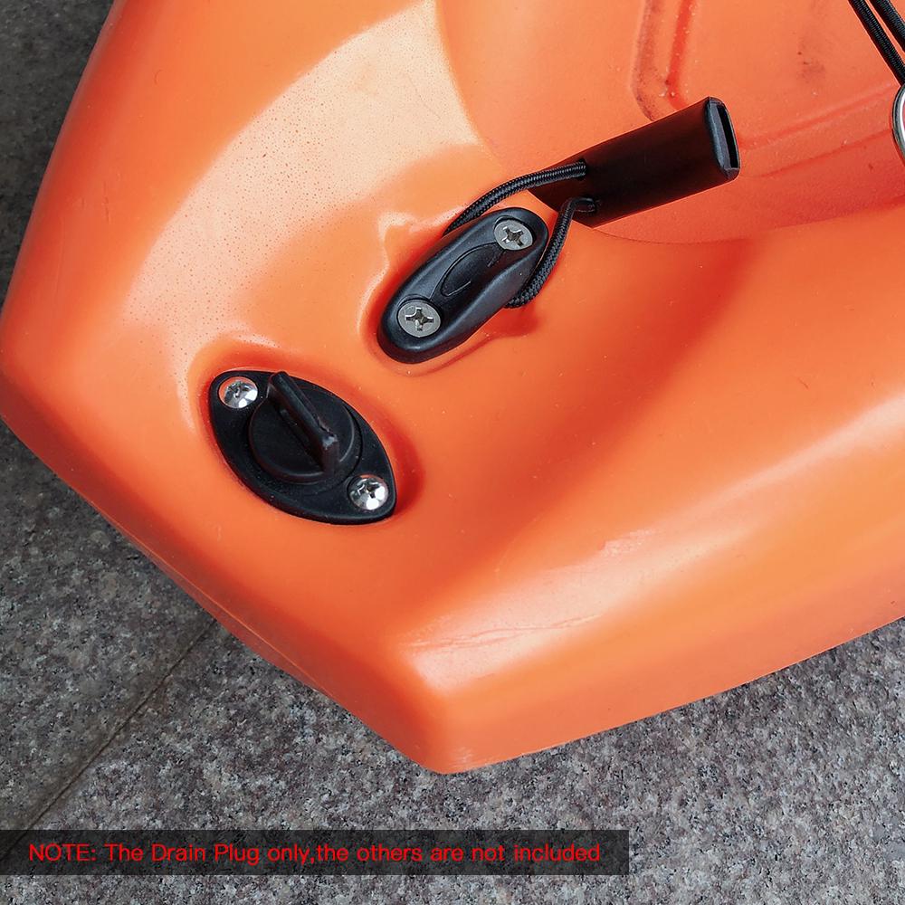 2 PCS Kayak Drain Plugs Thread Hull Drain Suit Scupper Plug for Kayaks Canoes Boats