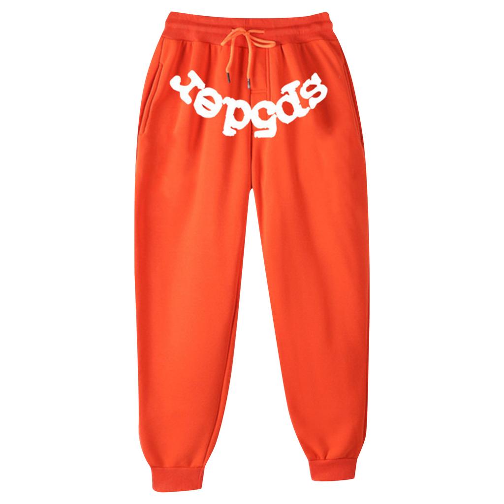 Женские повседневные спортивные брюки с надписью и карманами, эластичные спортивные брюки с завязками на шнурке