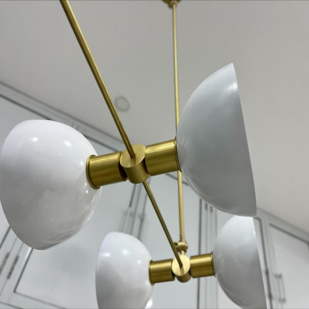 Люстра потолочная современная подвесная люстра на 6 ламп светильник