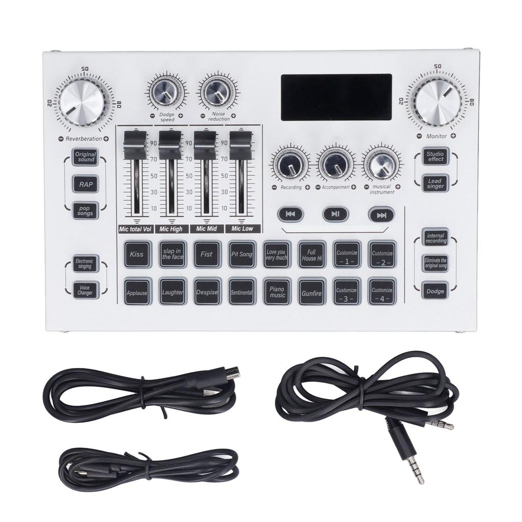 Digital Mixer Professional USB Sound Interface Sound Card Dual Core DSP Digital Chip Sound Mixer for
