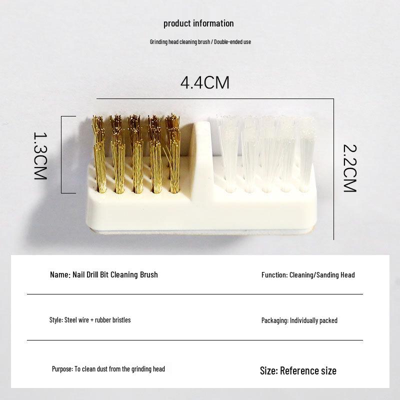Copper Wire Nail Art Cleaning Brush for Electric Grinder