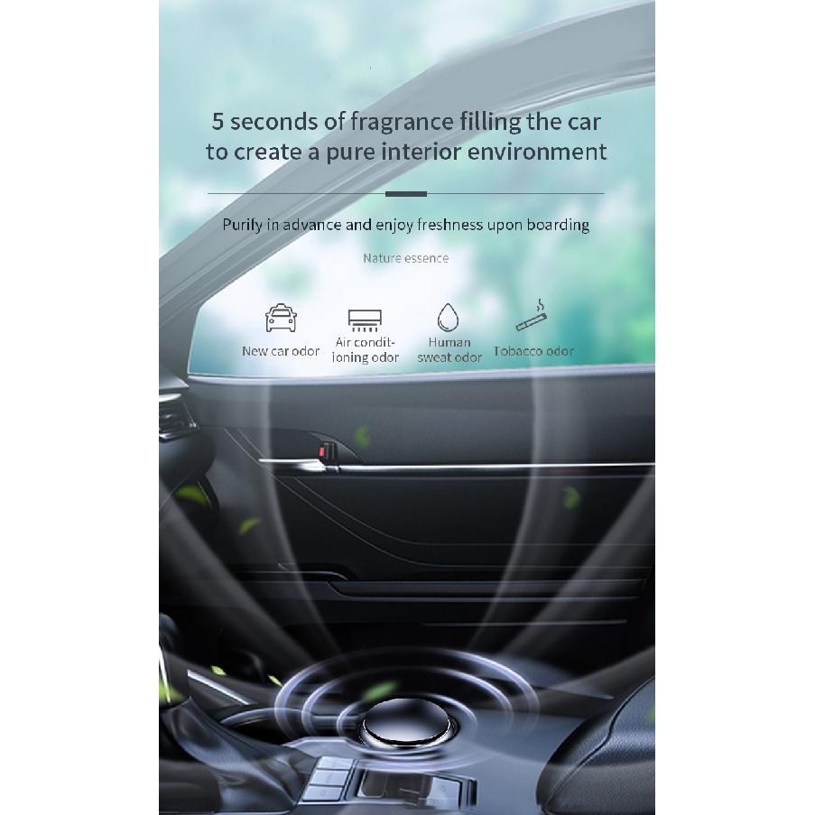 Creative Car Air Freshener Aluminum Alloy UFO Styling Perfume Car Accessories Interior Air Fresh Fragrance Auto Air