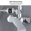 Светодиодный дисплей Домашний термометр для душа с водой Электрический монитор температуры воды