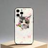 Забавный Милый Кот Чехол Для Телефона Для iPhone 17, 16,15,14,13,12,11 Plus,Pro Max, Другие Мягкий Черный Чехол