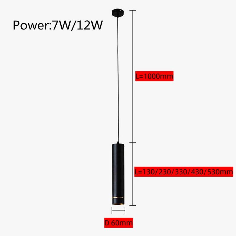 Xiaomi LED Pendant Light Cylindrical Long Tube Lamps Dimmable for Kitchen Dining Bedroom Bar Decoration LED Ceiling Hanging Chandelier