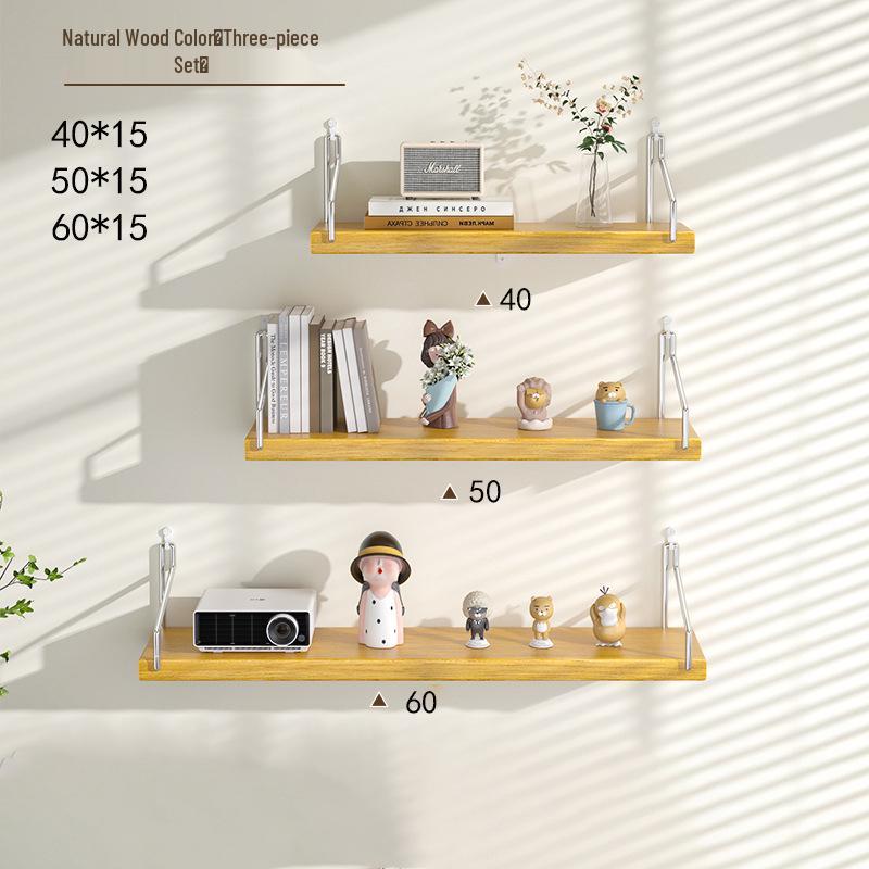 Настенная железная полка для хранения без сверления для декора ТВ, гостиной или спальни.