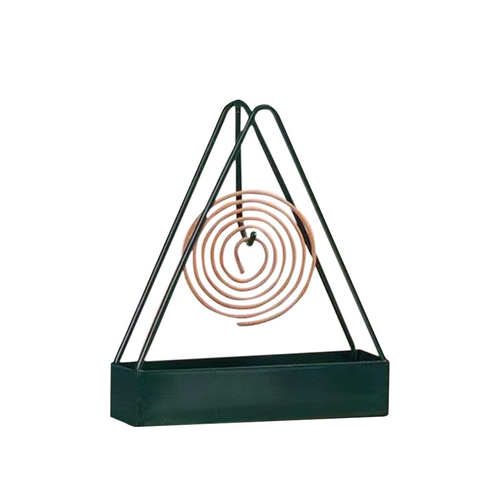 Летняя треугольная стойка для катушек от комаров, железное искусство, кронштейн для катушек от комаров, подвесной лоток для катушек от комаров, огнестойкий и устойчивый к ожогам ящик для катушек от комаров