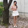 New ArriVals Open Run Feminine Mood V Neck Rolling Short sleeVe Knit