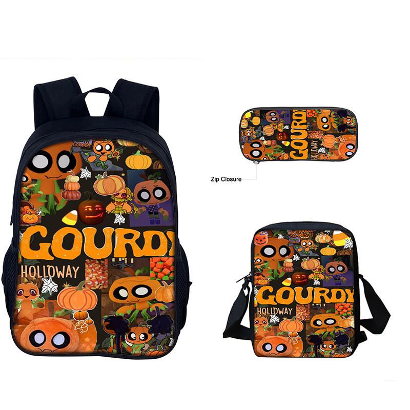 Рюкзак Dandys World Gourdy для детей с мультяшным принтом и водостойким материалом для школьников