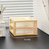 Desktop Storage Box Acrylic Drawer Type Small Box Home Office Student Desk Stationery Sundries Cosmetics Plastic Storage Racks