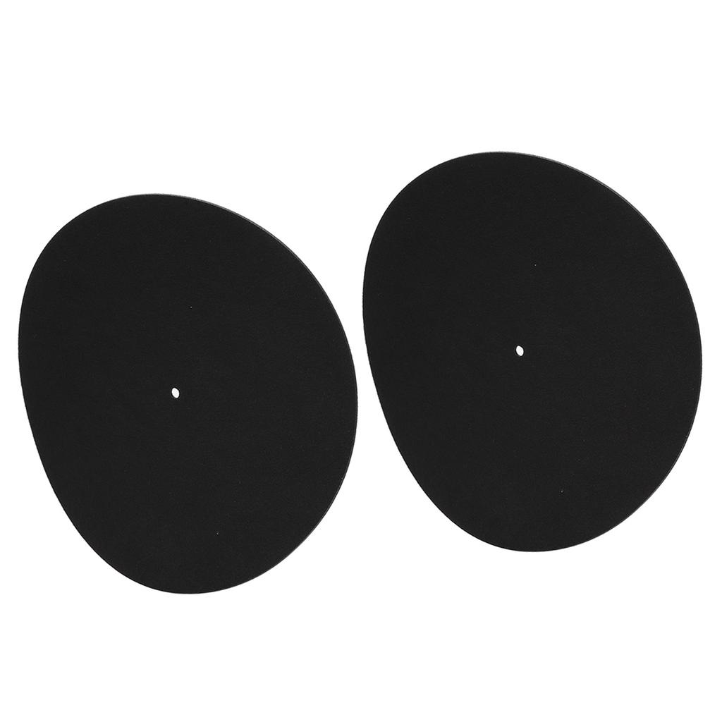 2 Pcs 12 Inch Vinyl Record Players Turntable Home Disc Protective Non Slip Mat Replacement