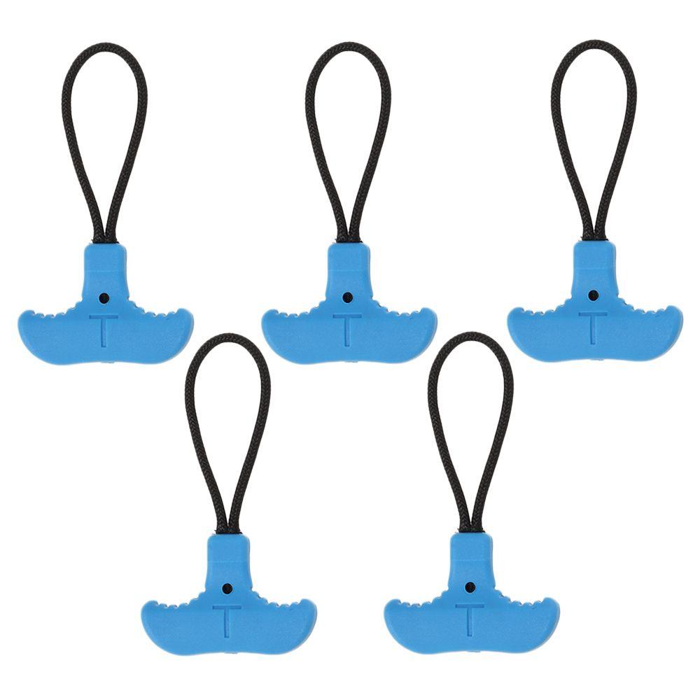 5 шт. Т-образный бегунок для молнии, цветной, сменный, фиксатор для молнии одежды, для дорожной сумки, чемодана, рюкзака, практичный фиксатор для палатки