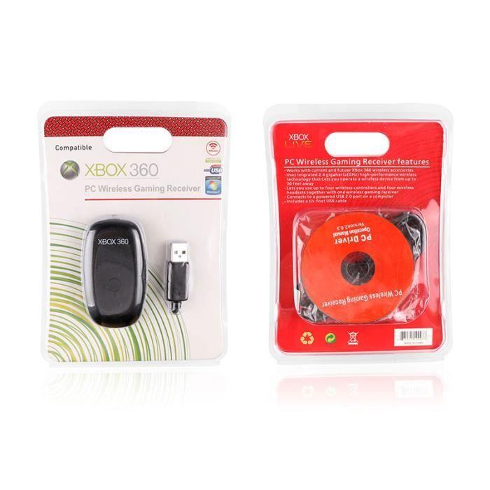 Беспроводной USB-адаптер - Microsoft - XBOX 360 - Совместим с контроллером - кабель 1,5 м - 2,4 ГГц