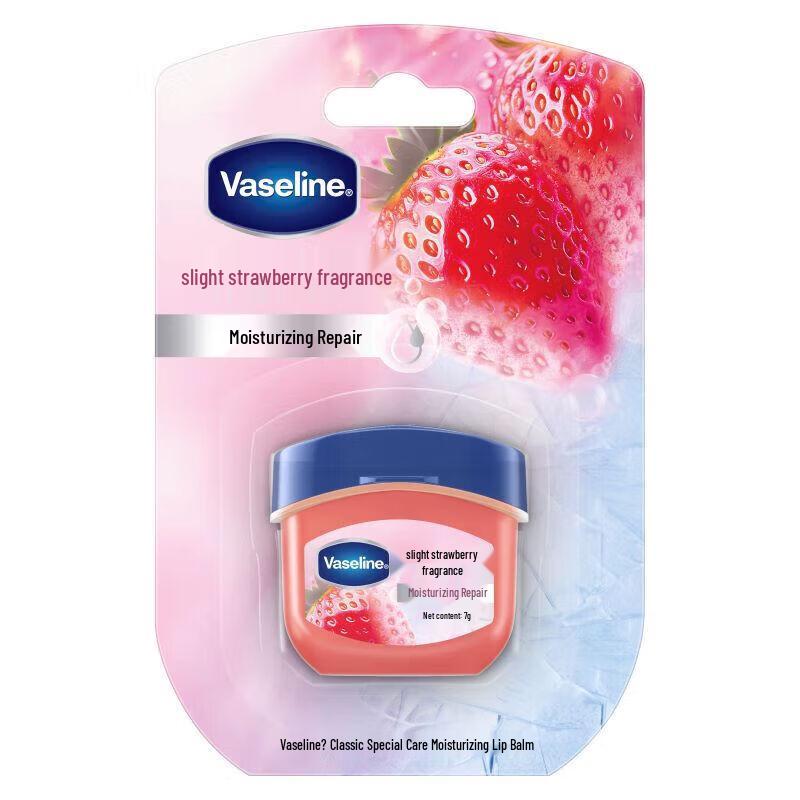 Vaseline Classic Care Moisturizing Lip Balm - Strawberry (3-Pack)