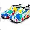 Pulian Lycra Цветные Водные Носки с Граффити