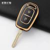 Модный чехол-брелок из ТПУ для ключа автомобиля Renault Kwid Traffic Symbol Sandero Logan Lodgy Dokker Dacia Duster 2 3 Кнопки Защитный брелок