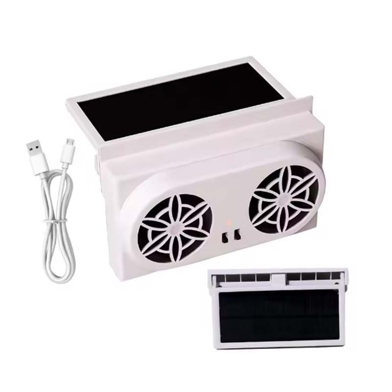 Новый автомобильный кулер на солнечной батарее, радиатор для окна, вытяжной вентилятор, автоматический радиатор для вентиляции воздуха, вентилятор для радиатора, система охлаждения для автомобиля