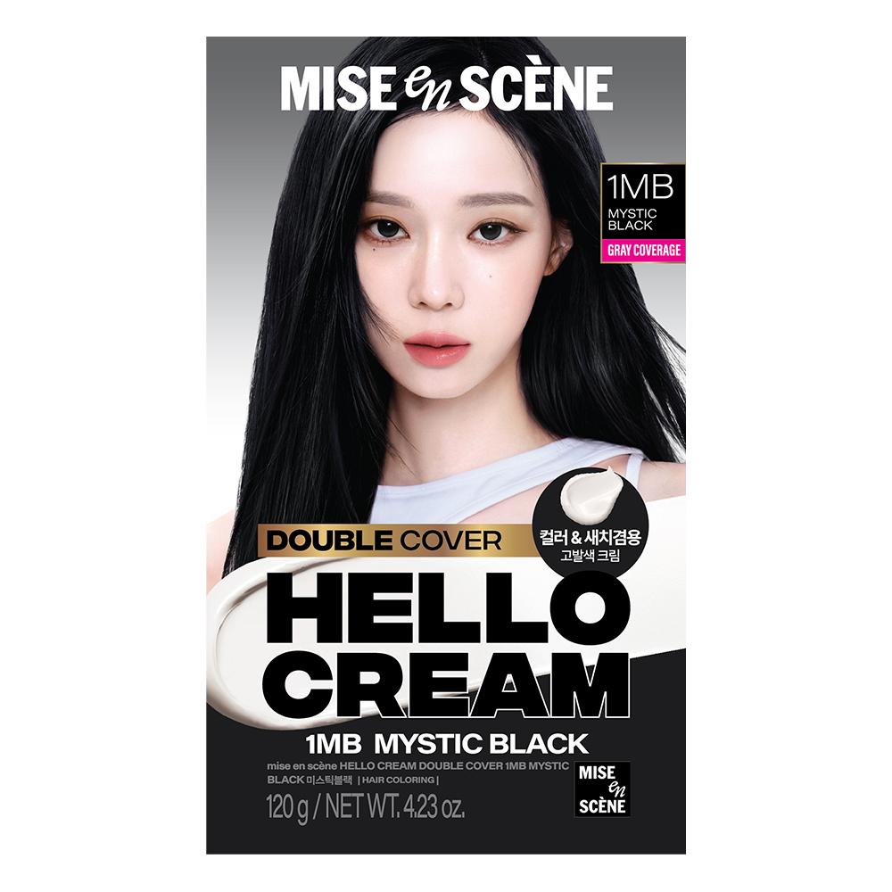 mise en scène Hello Cream Double Cover 120G Dye (Mystic Black and 5 other colors)