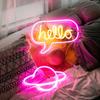 LED USB Charging Neon Sign Tabletop Hanging Light for Decoration