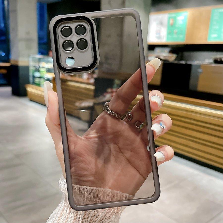 Прозрачный мягкий чехол для телефона Xiaomi 12 13 Redmi Note 8 9 10 11 Poco M5S Samsung Galaxy A04E A04S A21S Huawei Honor Защитная пленка для объектива камеры