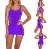 Attractive Underwear Dress Solid Color Sexy Sling