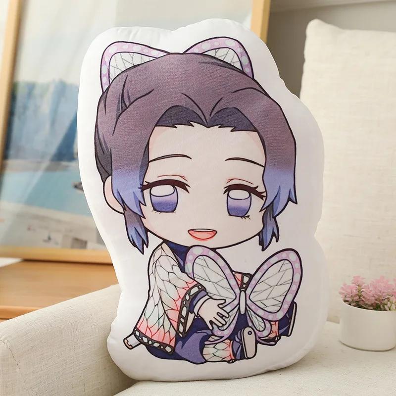 45Cm Demon Slayer Plush Pillow Doll - Cute Soft Toy With Characters Tanjirou Nezuko Zenitsu Giyuu Kanao Kamado Ideal Gift