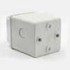 Enclosed Changeover Switch 380V 25A 3 Position 12 Terminals  Rotary Cam