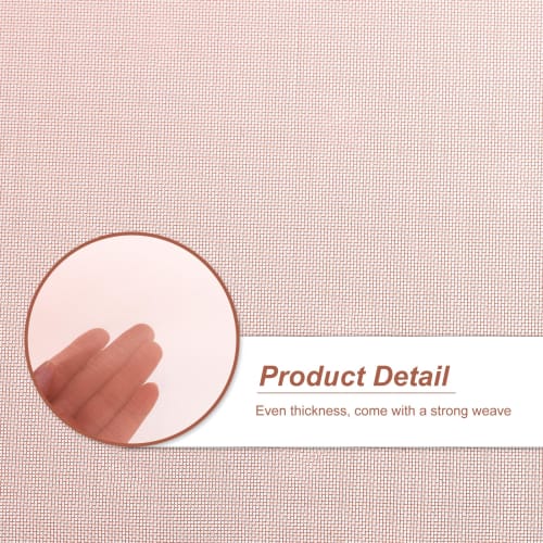 uxcell 100 Mesh Pure Copper Mesh, 1m X 40cm, 4mm Thick, Woven Mesh Screen for Gardens and Homes, Car Hole Repair, Insect Repellent Copper Bottom Netti