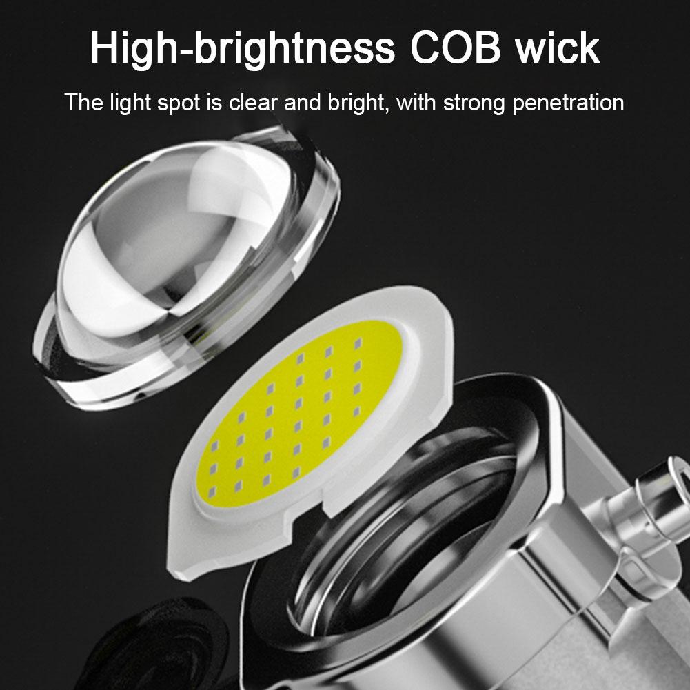 Outdoor Camping Light Outdoor USB Rechargeable Flashlight Suction Bright camping Electro U9M0