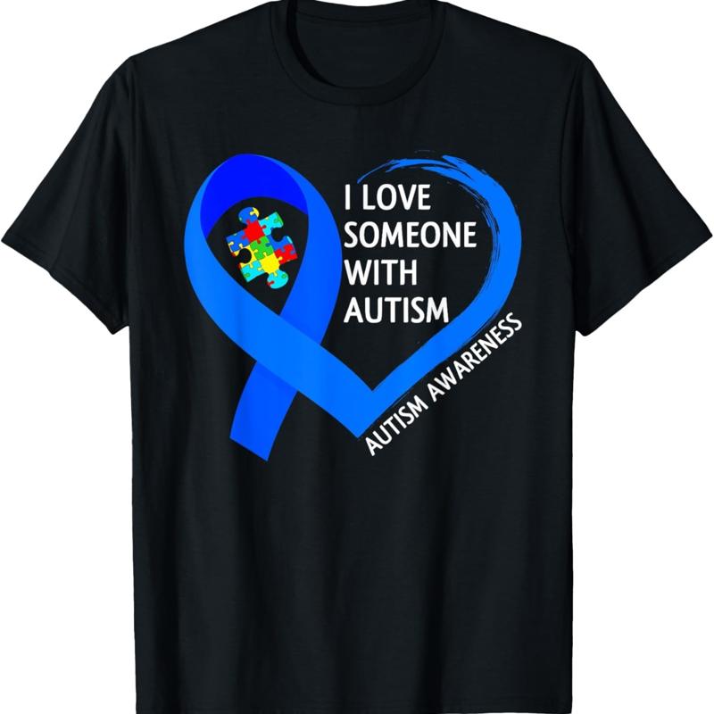 I Love Someone With Autism Awareness Month 2024 T Shirt