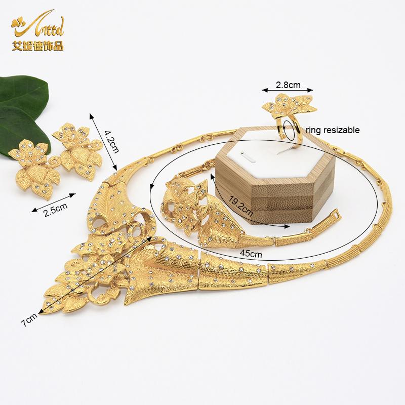 Комплекты украшений для женщин, позолоченное свадебное ожерелье, африканские нигерийские свадебные браслеты, ювелирные изделия Talian Dubai, женский ювелирный комплект