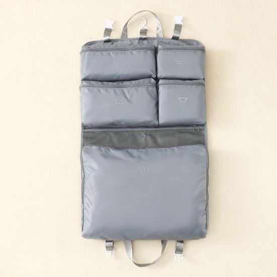 Сумка для хранения одежды, органайзер для чемодана, сумка большой вместимости с несколькими отделениями, пыленепроницаемая, подвесная, складная, органайзер для багажа