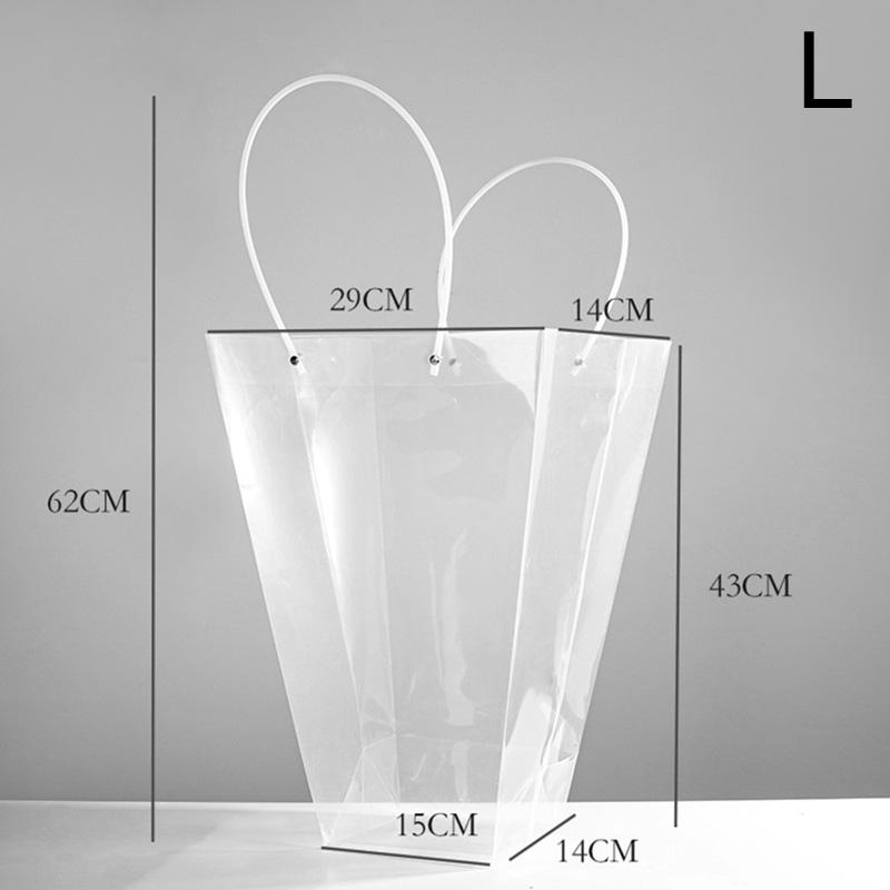 Прозрачные пакеты из ПВХ, сумки, подарочные пакеты, цветочные пакеты, упаковочные пакеты, подарочные пакеты, флорист, цветочный материал